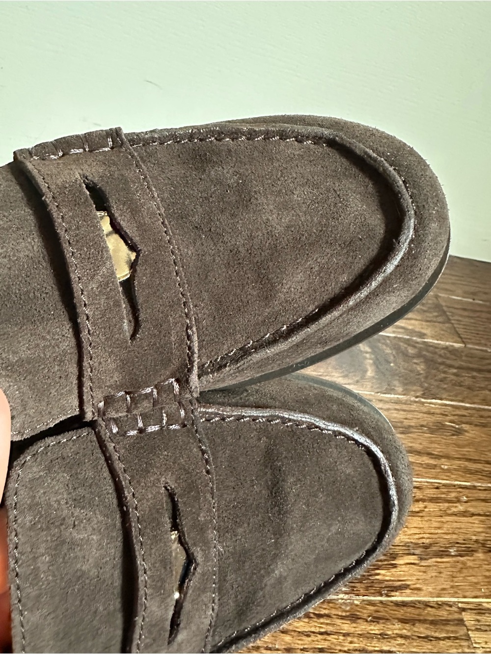 NWOB Madewell The Grayson Penny Loafer in Suede Carob Brown 8.5 - Picture 8 of 11